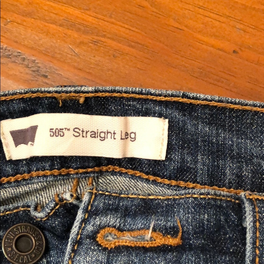 Levi 505 straight leg jeans new no tag - Picture 4 of 4